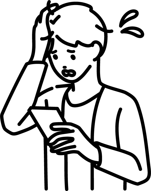 smartphone_trouble_man_mono